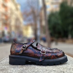 Дамски лоуфъри от естествен лак с олекотено EVA ходило